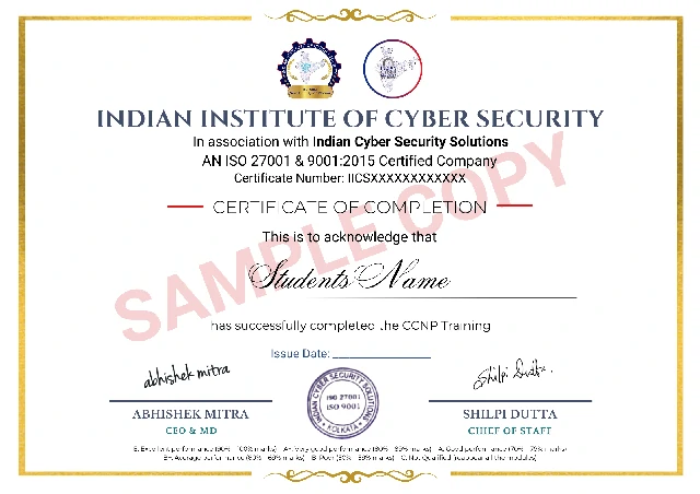 CCNP Certification training in kolkata