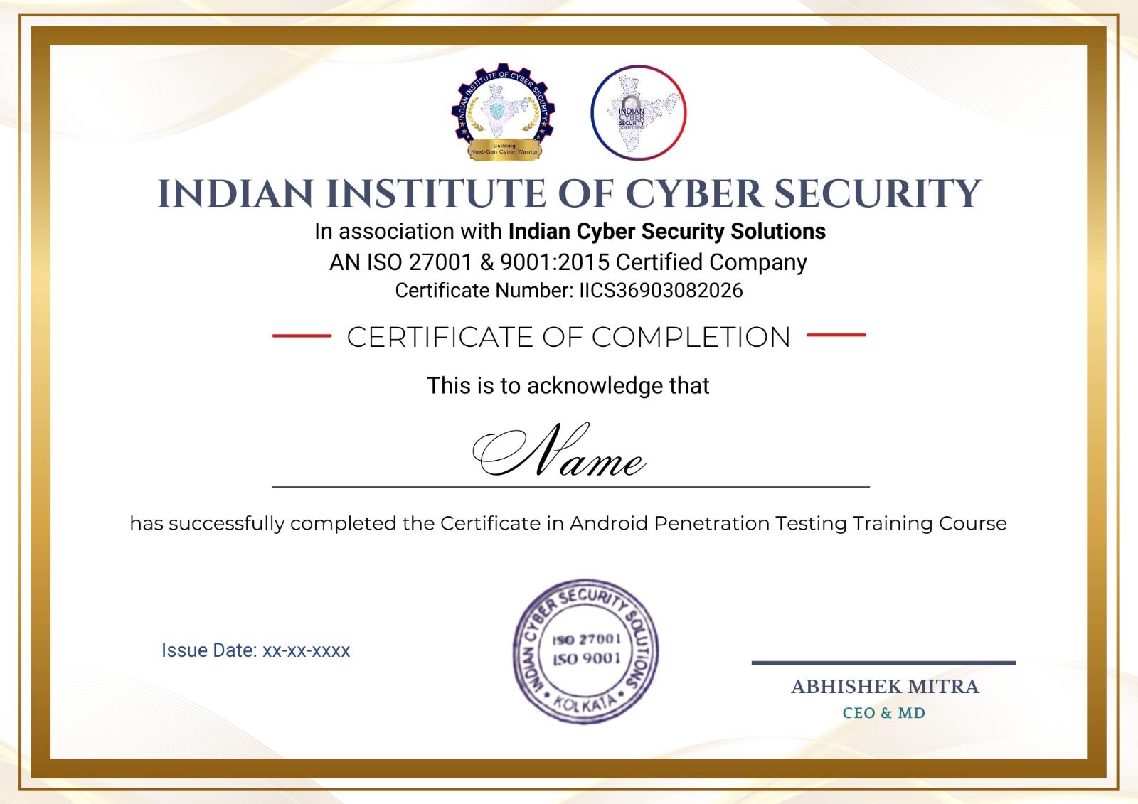 Certified Android Penetration Testing Training Course in Kolkata