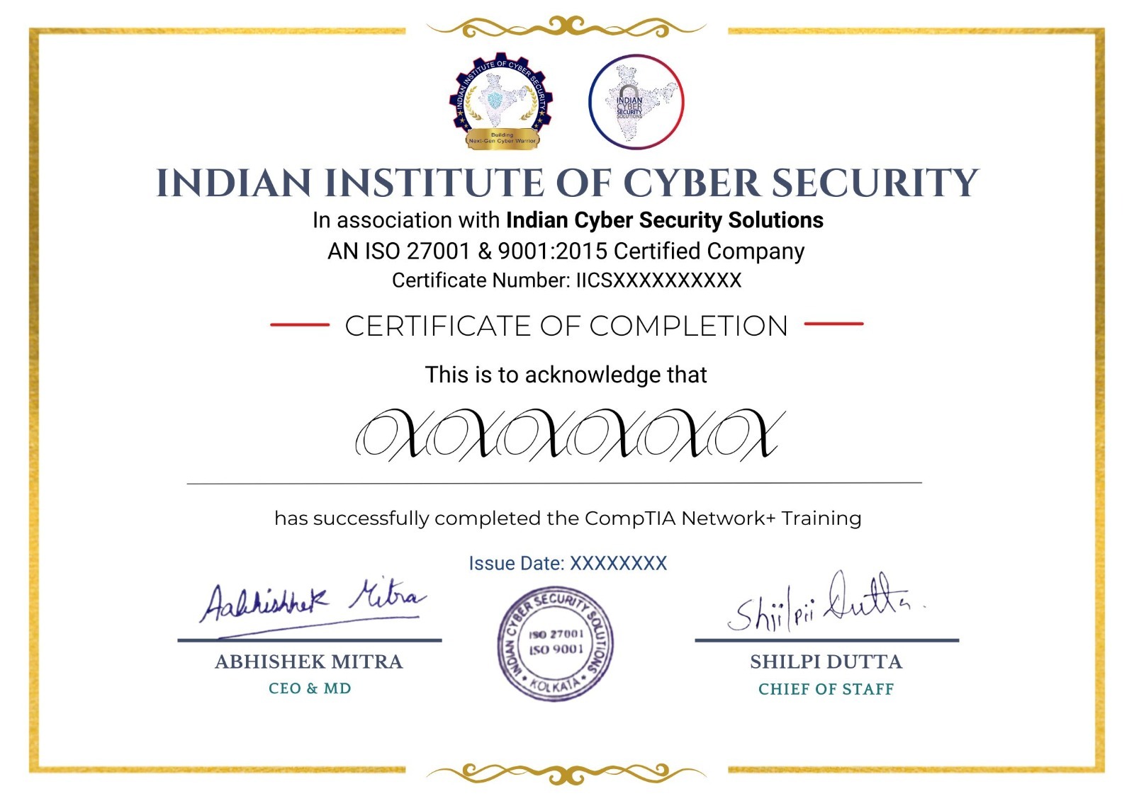 CompTIA Network+(Plus) Certification Training Course in India