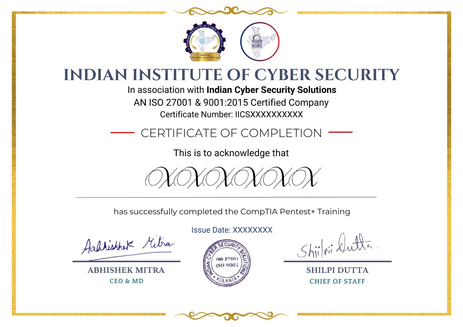 CompTIA Security+(Plus) Certification Training Course in India
