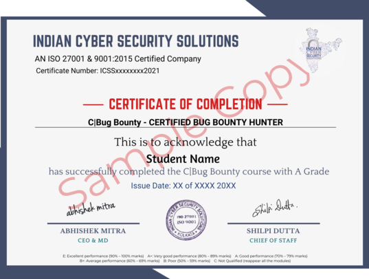 Bug Bounty Hunter Certification - ICSS